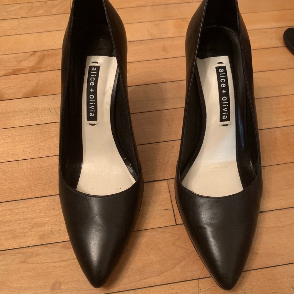 Alice + Olivia lace up heels